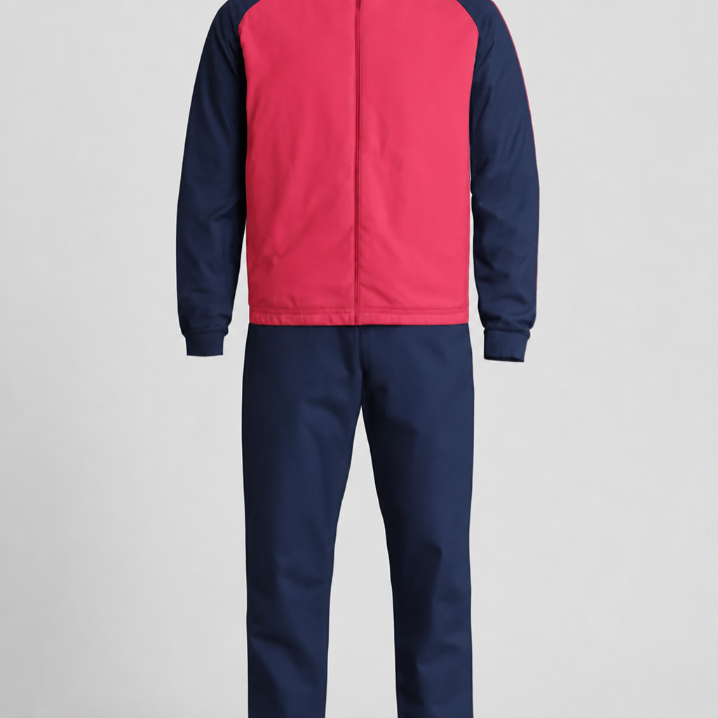 Navy Blue Athletic Tracksuit