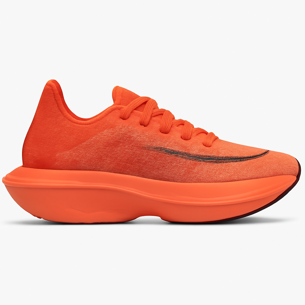 Vibrant Orange Lightweight Running Shoes