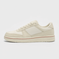 Light Bone Low-Top Sneakers