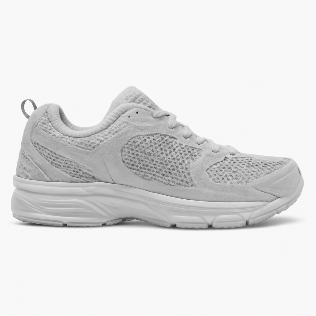 Grey Vintage Running Sneakers