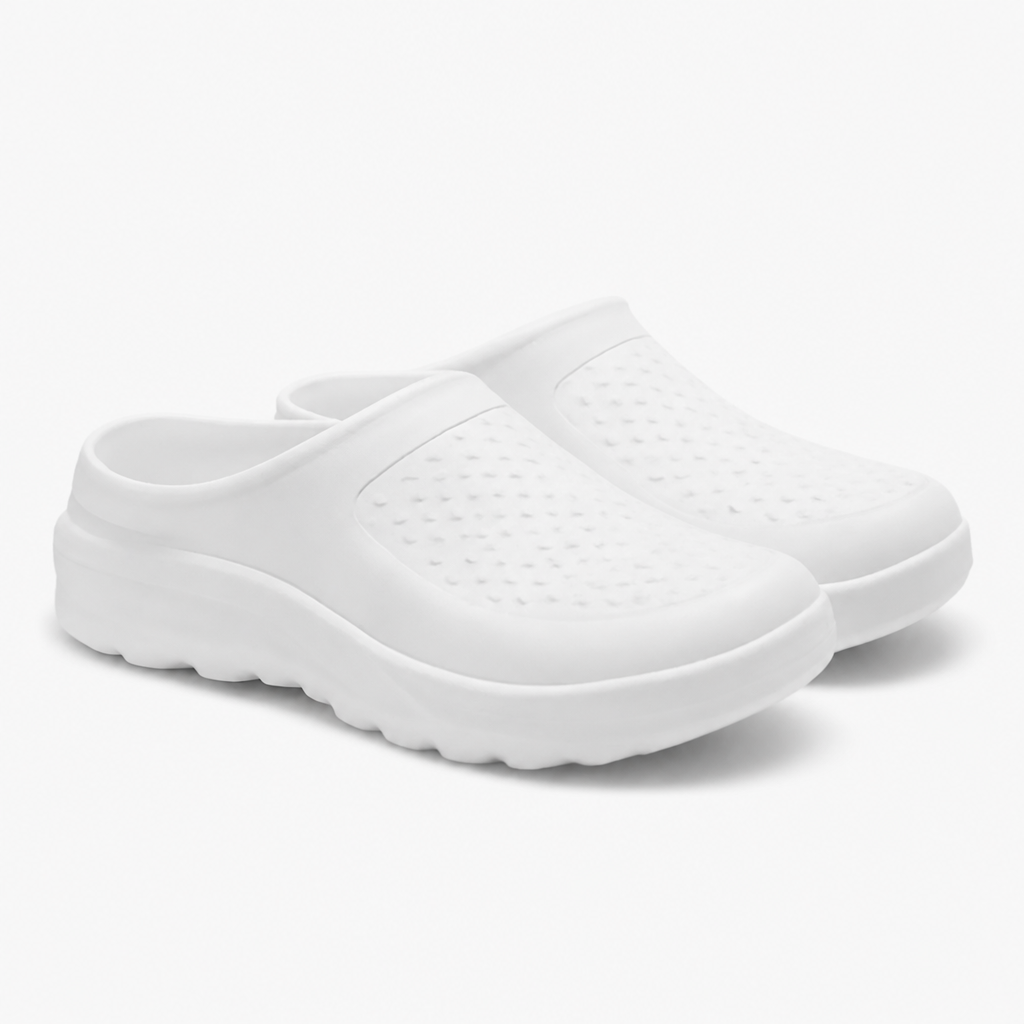 Light Smoke Grey Slide Sandals