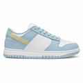 Ocean Blue and Yellow Low-Top Sneakers