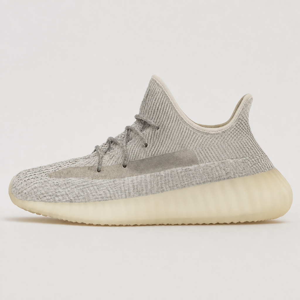 Light Grey Knit Sneakers