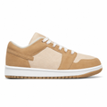 Orange Corduroy Low Sneakers