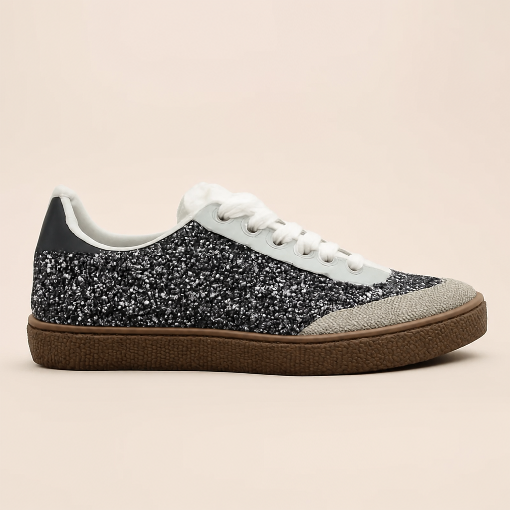 Navy Blue Casual Soccer Sneakers
