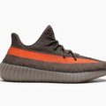 Grey Orange Slip-On Sneakers