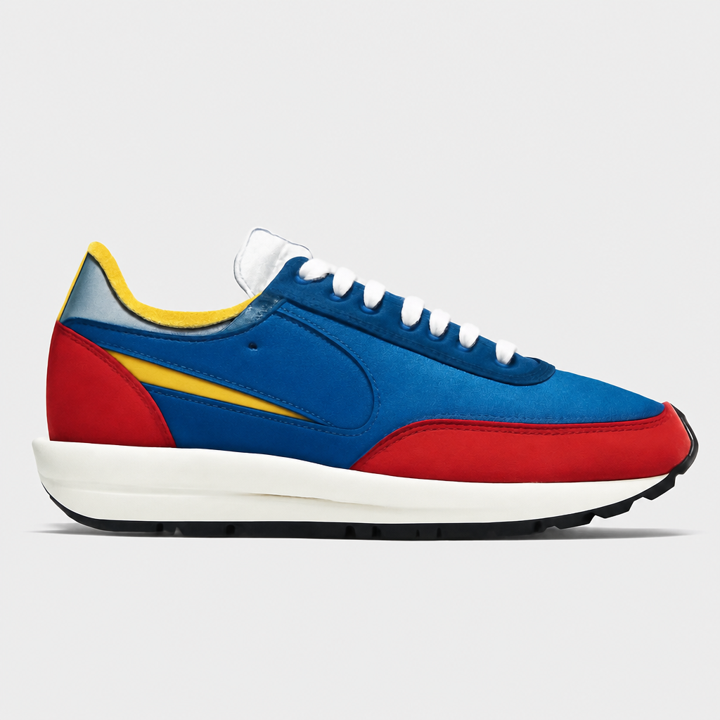 Blue Multi Layered Sneakers