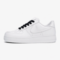 White Leather Low-Top Sneakers