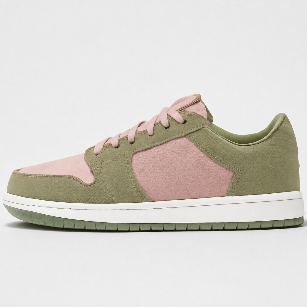Arctic Orange Low-Top Sneakers
