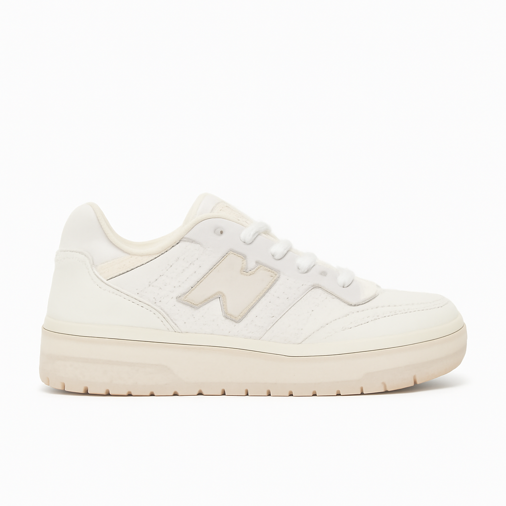 White Linen Low-Top Sneakers